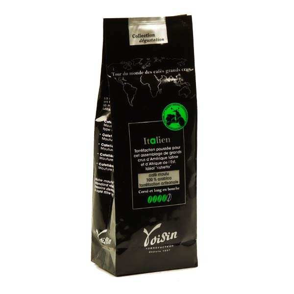 Café moulu - goût italien - 100% Arabica - Force 4/5