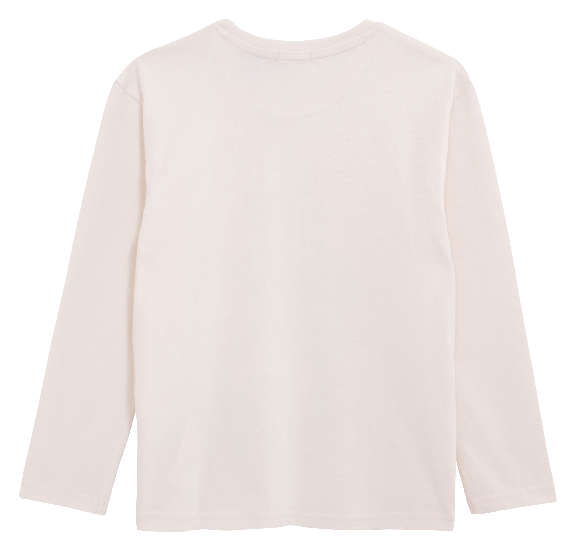 Tee-shirt manches longues imprimé en coton | Blanc