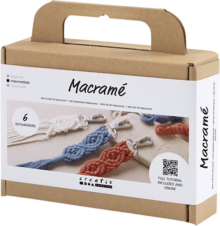 Creativ Company Mini DIY Kit Macramé, Nøglering