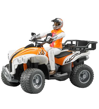 Bruder Figur m. ATV - bwoRød - 63000