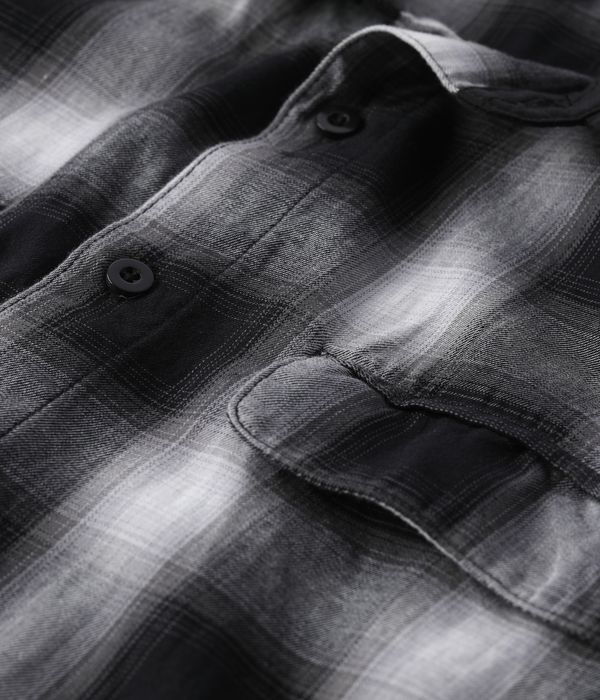 Former Broadcast Plaid SS Shirt Black