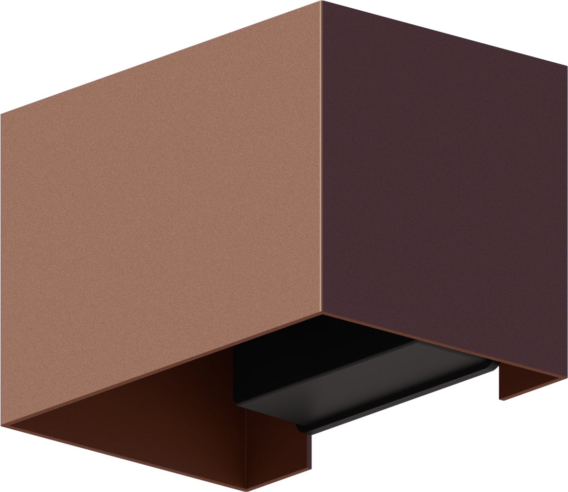 Calex wandlamp Venice roest 10 x 15 x 10 cm