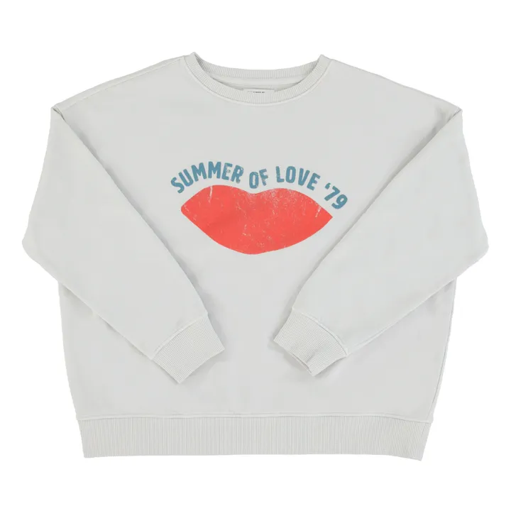 Sisters Department Sweat Julie Coton Bio | Gris clair