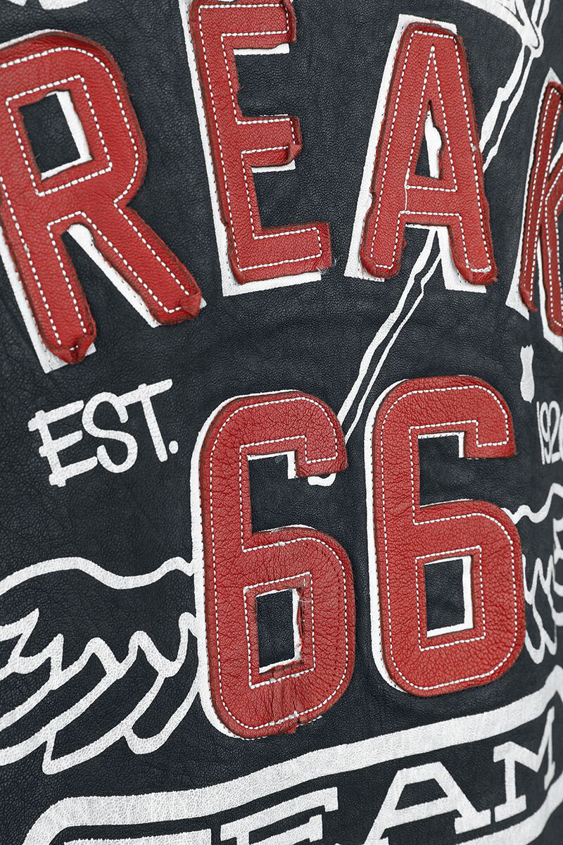Rock Rebel X Route 66 - Leather Jacket | Rock Rebel by EMP Veste en cuir