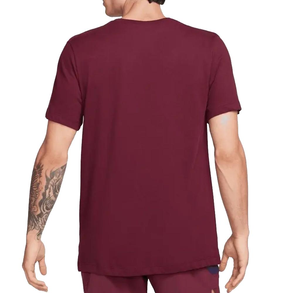 Nike T-shirt Bordeaux Homme Nike Df Trail