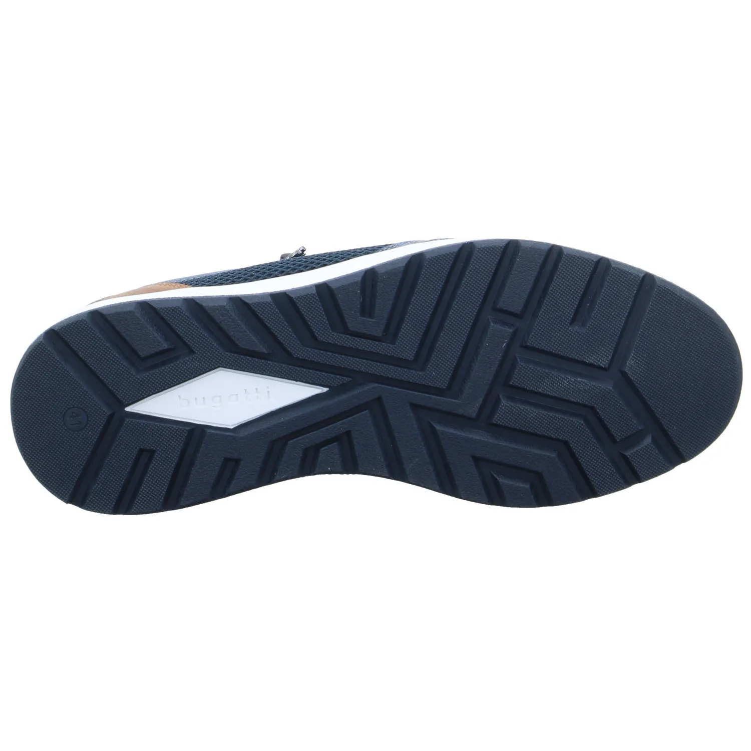 BUGATTI SHOES Halbschuhe Sneaker Stoff Blau Lederimitat