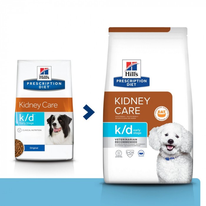 HILL'S Prescription Diet k/d Kidney Care Early Stage - Croquettes pour chien