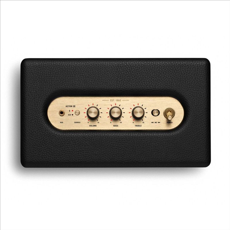 Marshall - Acton III - Bluetooth Speaker - Zwart - Houten Behuizing