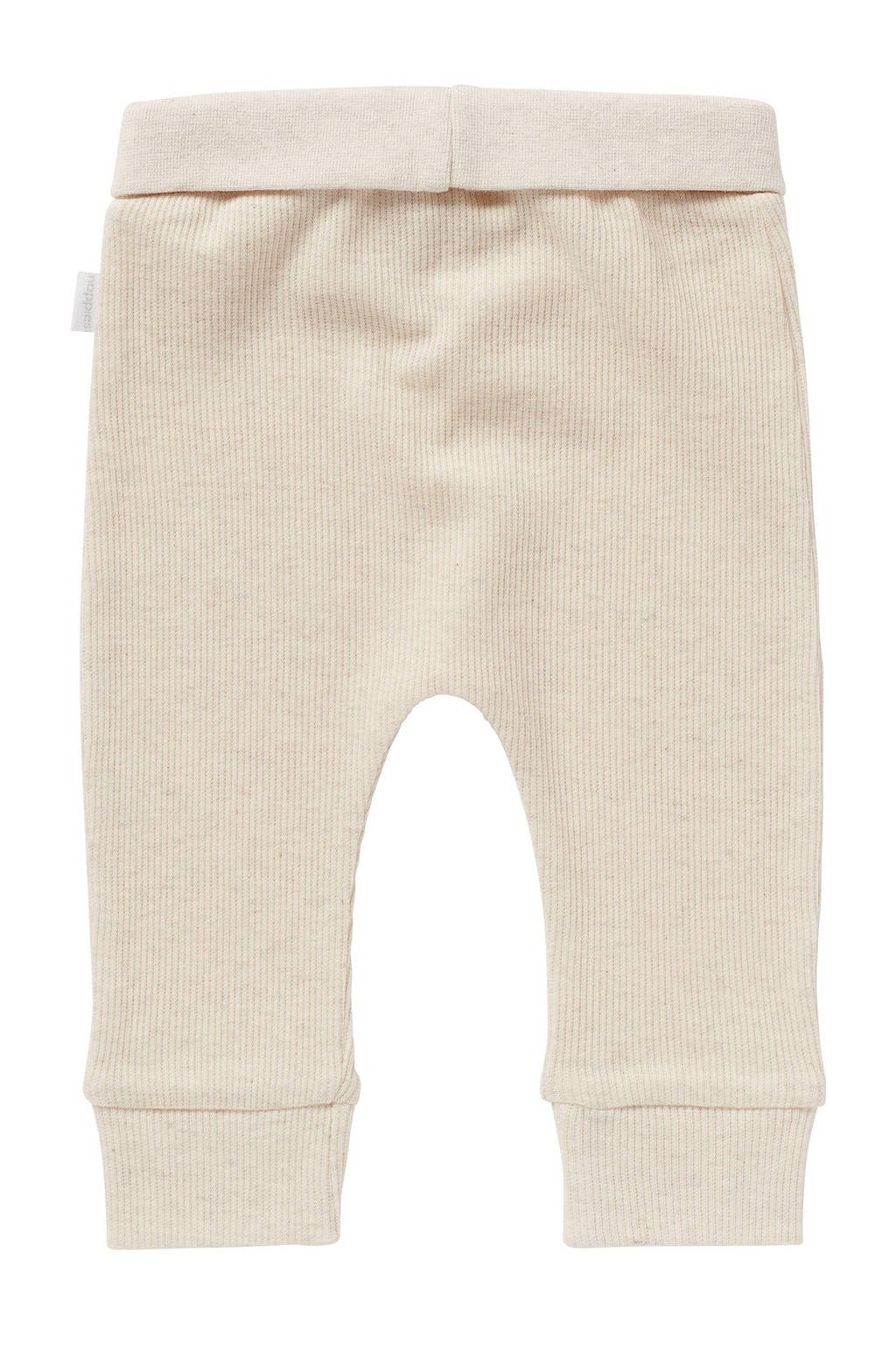Noppies baby broek Naura met katoen beige