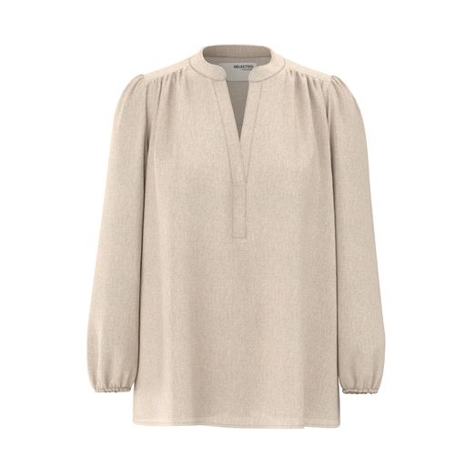 Selected Femme Viva Bluse, Sandshell, 42