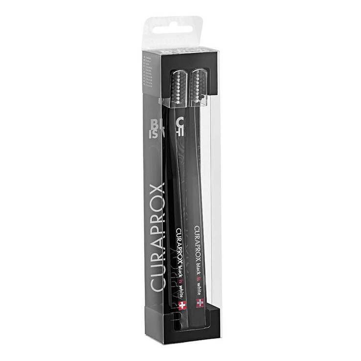 Black IS White Zahnbürsten Set black / black, 2 St