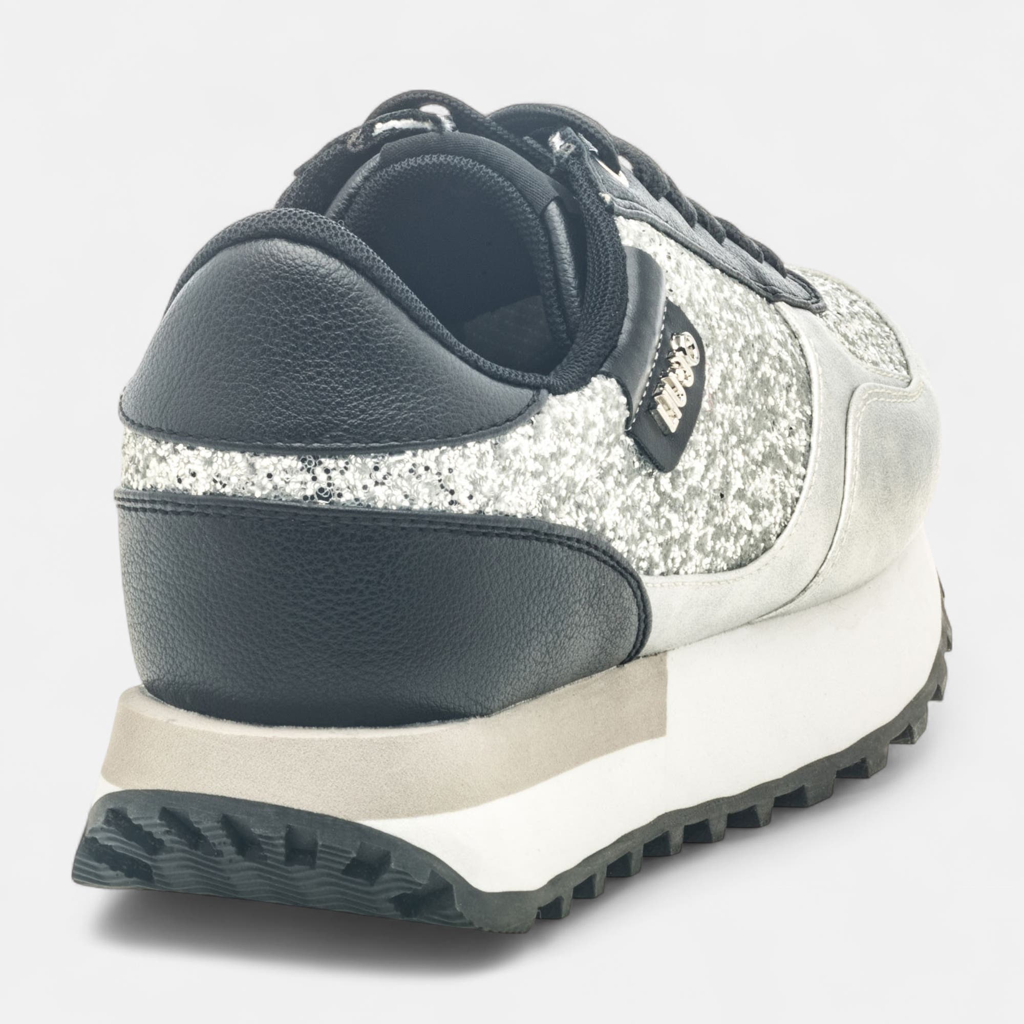 Baskets basses Femme argent