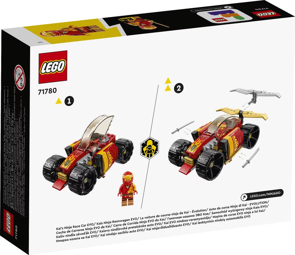 LEGO®NINJAGO® 71780 -LA VOITURE DE COURSE NINJA DE KAI – EVOLUTION