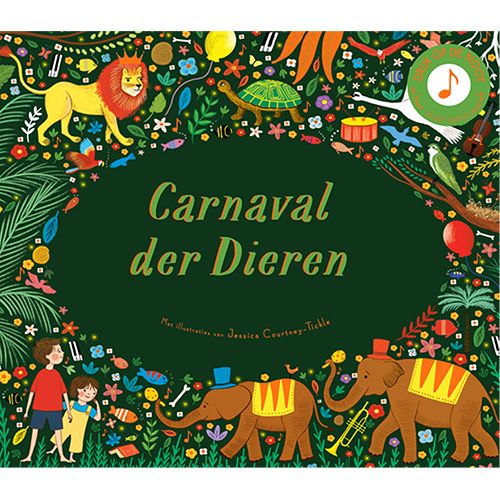 Uitgeverij christofoor geluidenboek carnaval der dieren