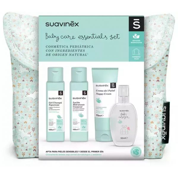 Suavinex Baby Care Essentials Eau de Cologne Green Set