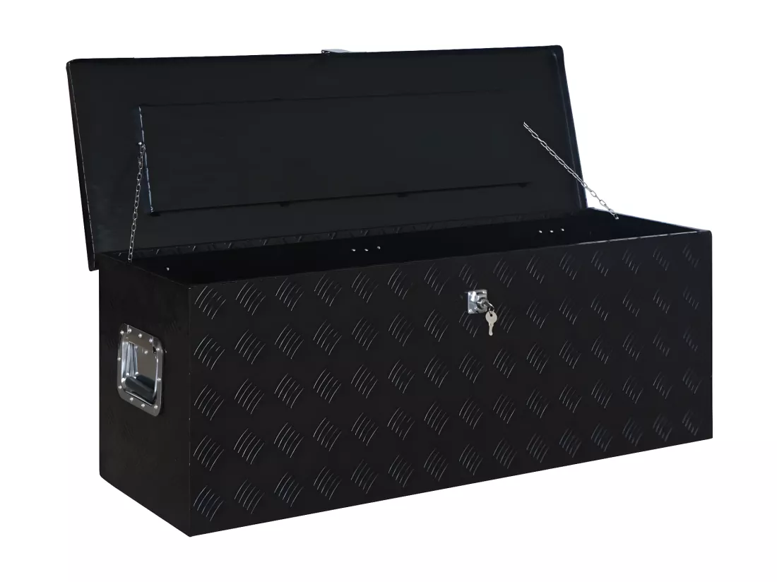 Prolenta Premium - Boîte en aluminium 1085x370x400 mm Noir
