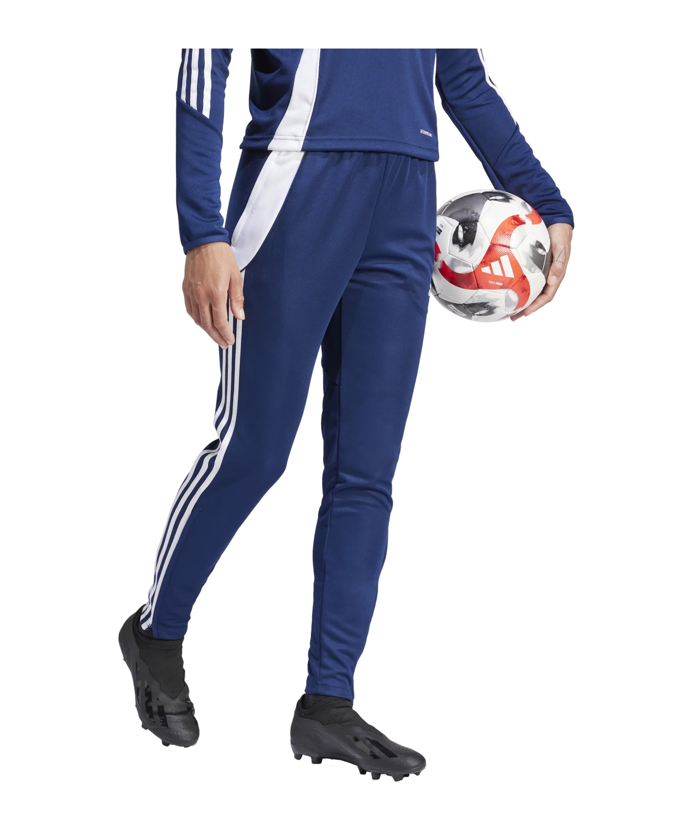 adidas Tiro 24 Trainingshose Damen Blau Weiss