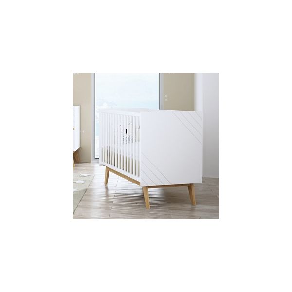 Berço Trama Cama Série Nuova Branco Mate/faia - T14772-BRF