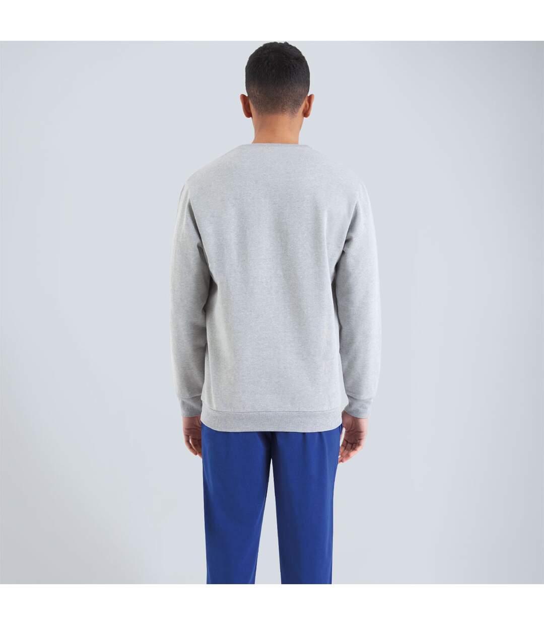 Pyjama long col rond homme Molletonné