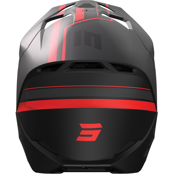 Shot - Casque Furious Heritage Gris Mat / Rouge