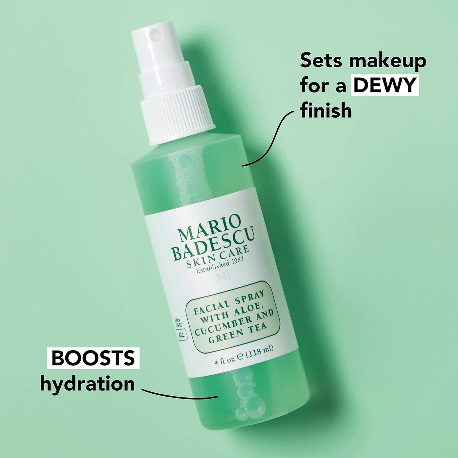 Mario Badescu Gesichtsspray - Face Mist Aloe, Gurke und Grünem Tee