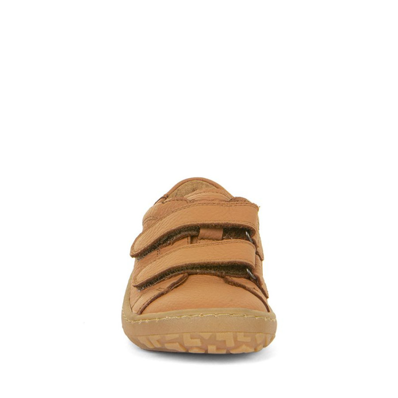 Froddo Froddo Barefoot Cuir Velcros Cognac