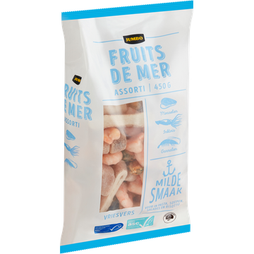 Jumbo Fruits de Mer Assorti Milde Smaak Vriesvers 450 g