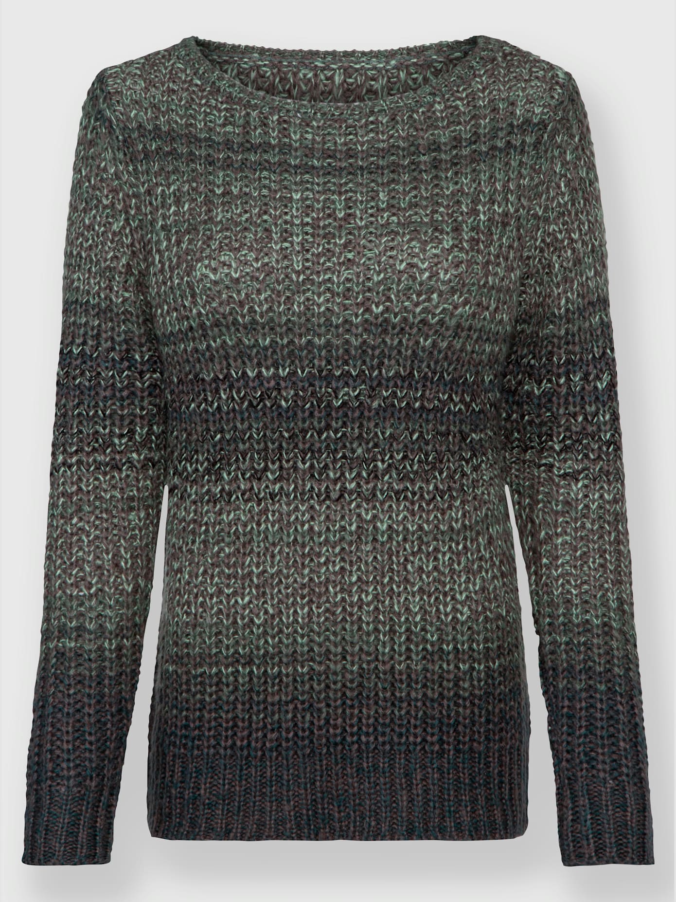 Pull tricot côtelé épais