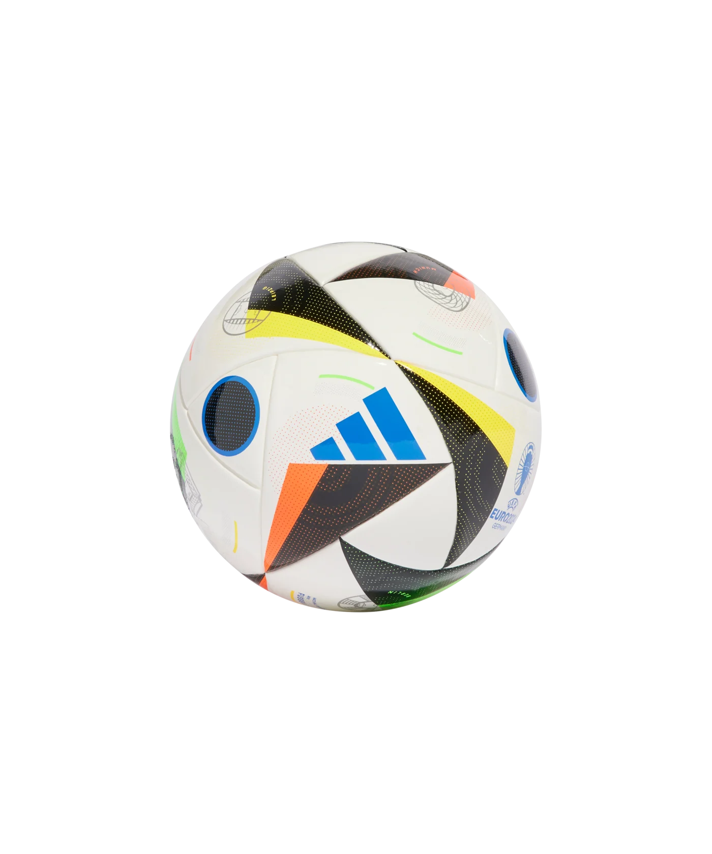 adidas Fussballliebe Miniball EM 2024 Weiss Schwarz Blau