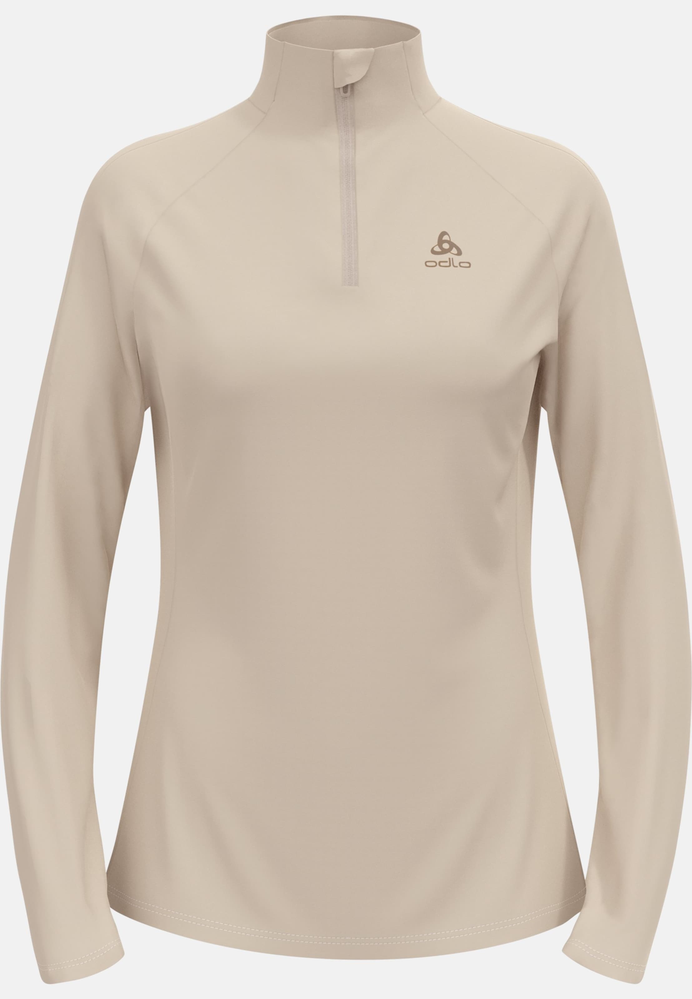 Essentials Ceramiwarm Mid Layer mit Halbreissverschluss in silver cloud