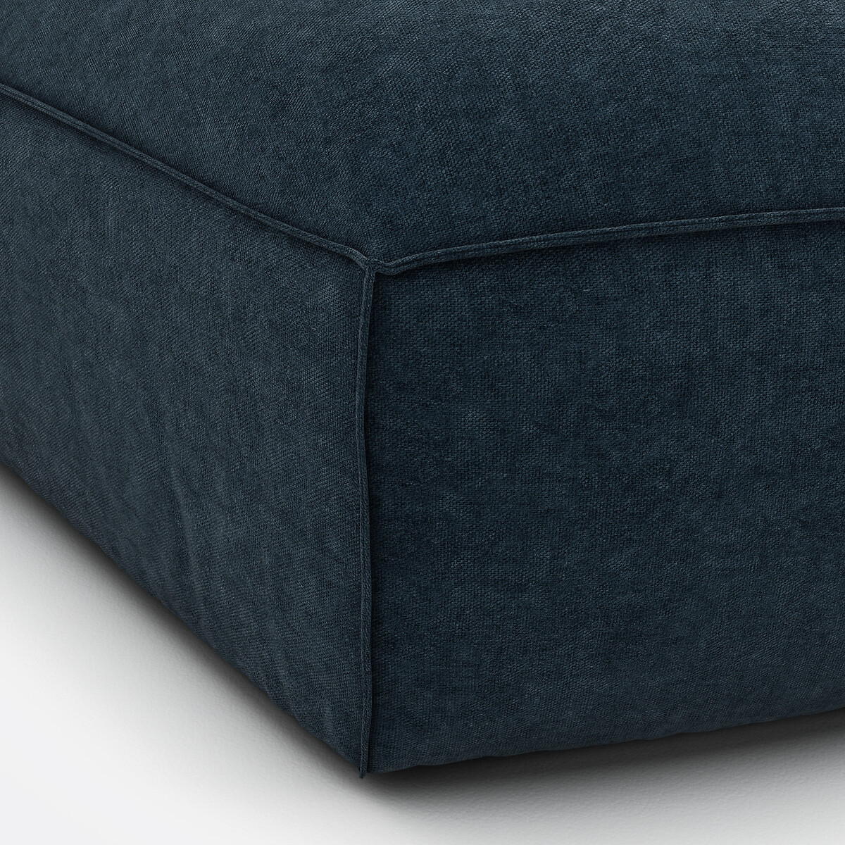 LA REDOUTE INTERIEURS<br>Canto modular aberto, veludo texturizado Seven