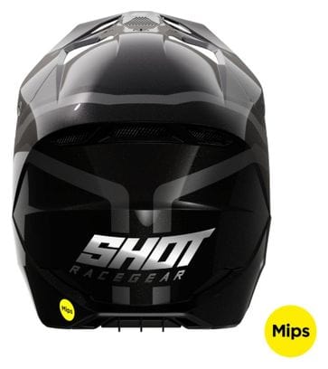 Casque Intégral Shot Race Sky Gris Chrome