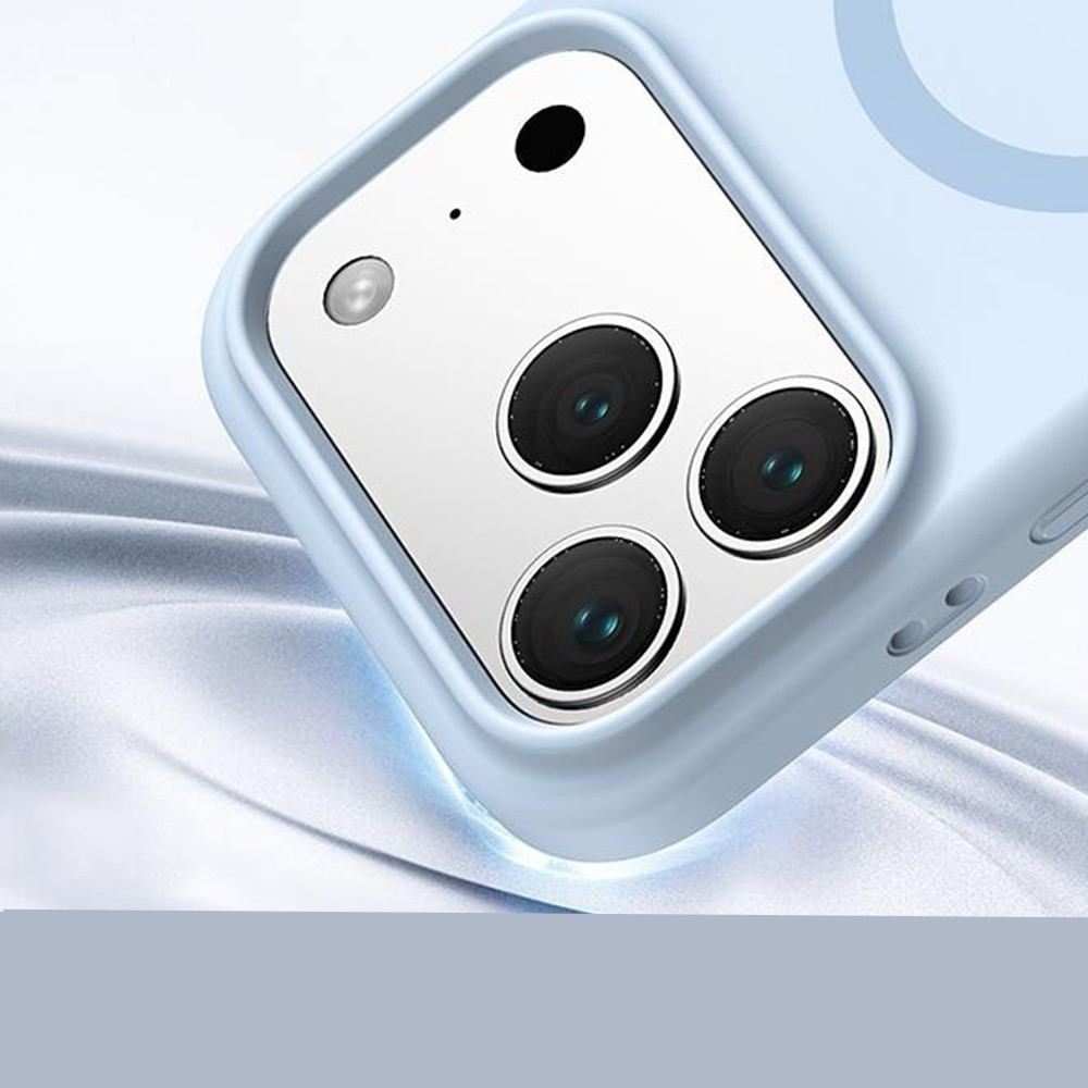 iPhone 17 Pro Max MagSafe Silikon Case Hülle - Beige