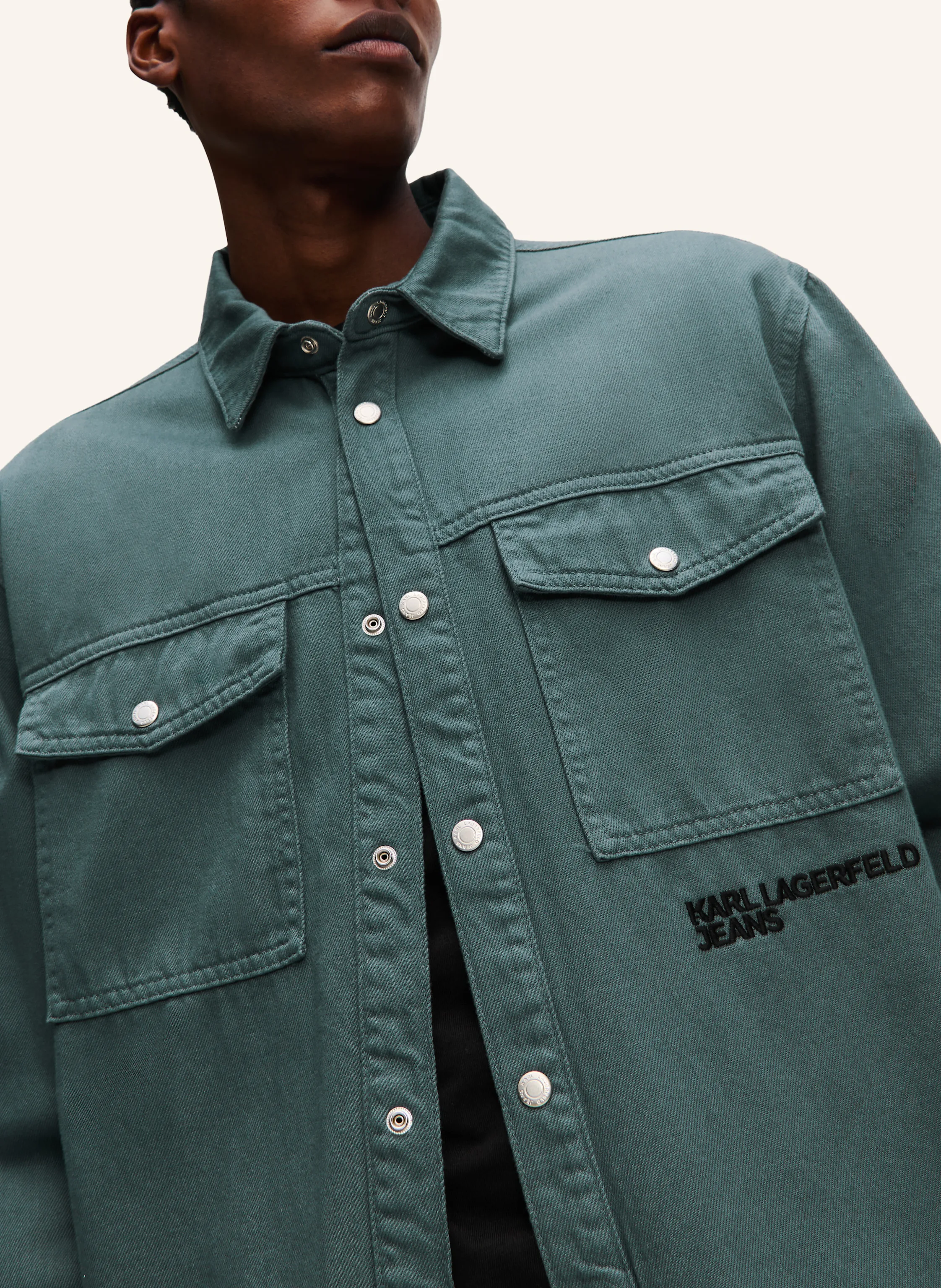 KARL LAGERFELD JEANS DENIM OVERSHIRT
