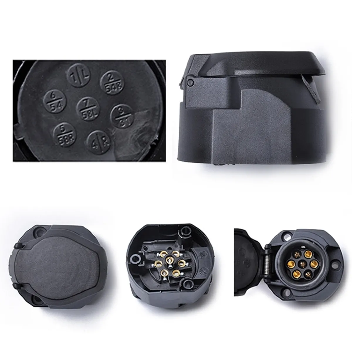 Wewoo Adaptateur Prise 12V 7Pin