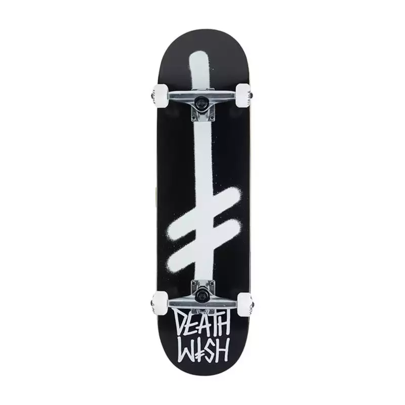 Skate DEATHWISH SKATEBOARDS Gang Logo Noir/Blanc 8.5