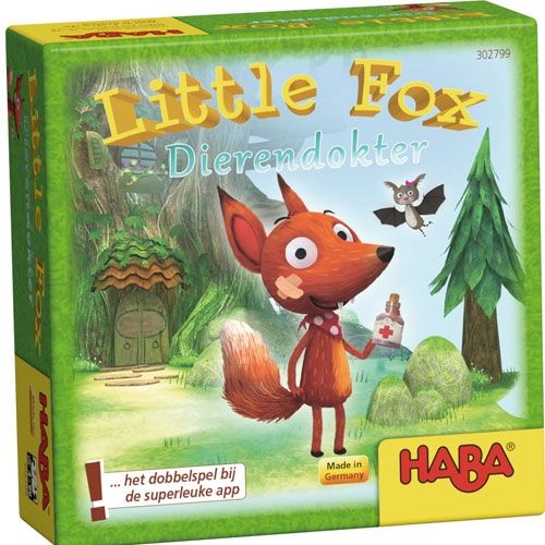 Haba dobbelsteenspel little fox dierendokter