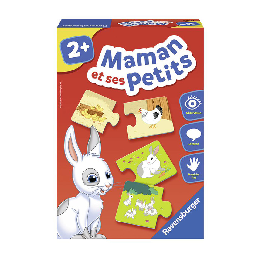 Jeux de Connaissances Jeu Educatif Maman et Ses Petits