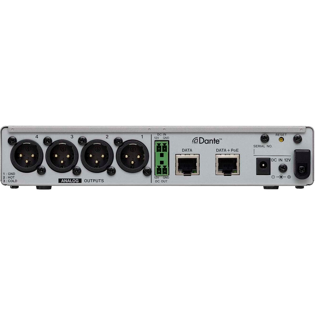 Tascam ML-4D/OUT-X Dante converter