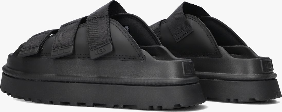 zwarte ugg slippers w goldenstar slide