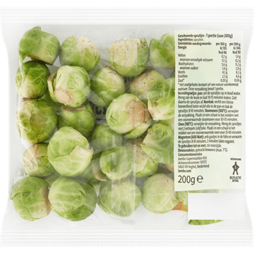 Jumbo Geschoonde Spruitjes 200 g