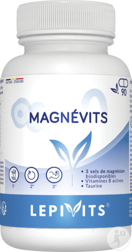 Lepivits Magnévits Complément Alimentaire 90 Gélules