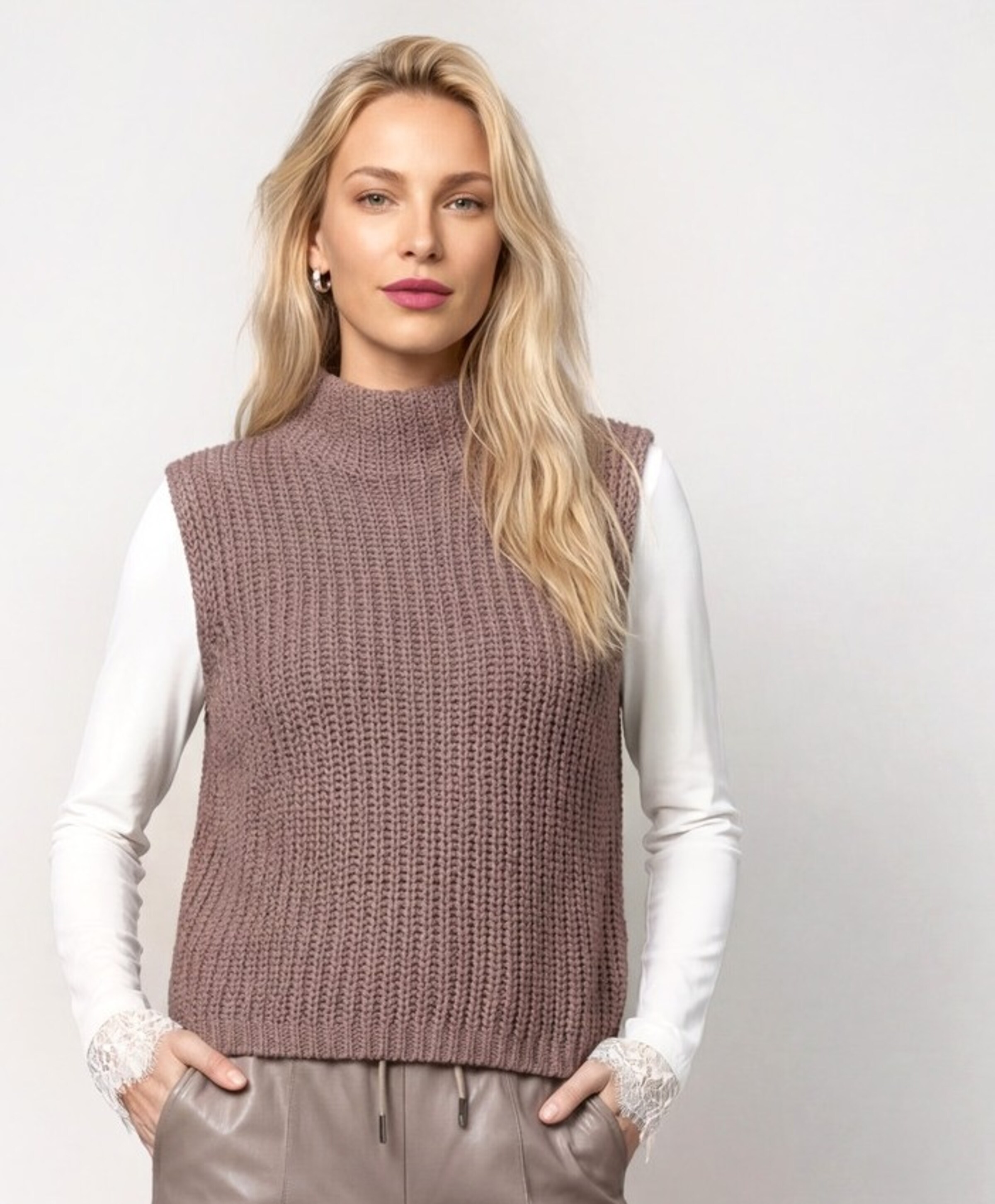 Monari Dames spencer beige