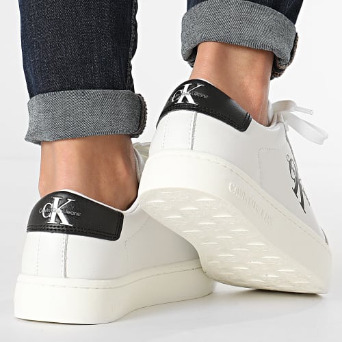 Baskets Femme Classic Cupsole Lace Up 1269 Bright White Black