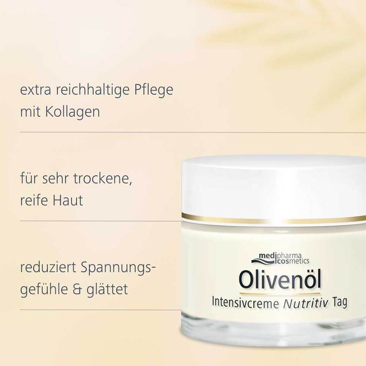 Olivenöl Intensivcreme Nutritiv Tagescreme, 50 ml