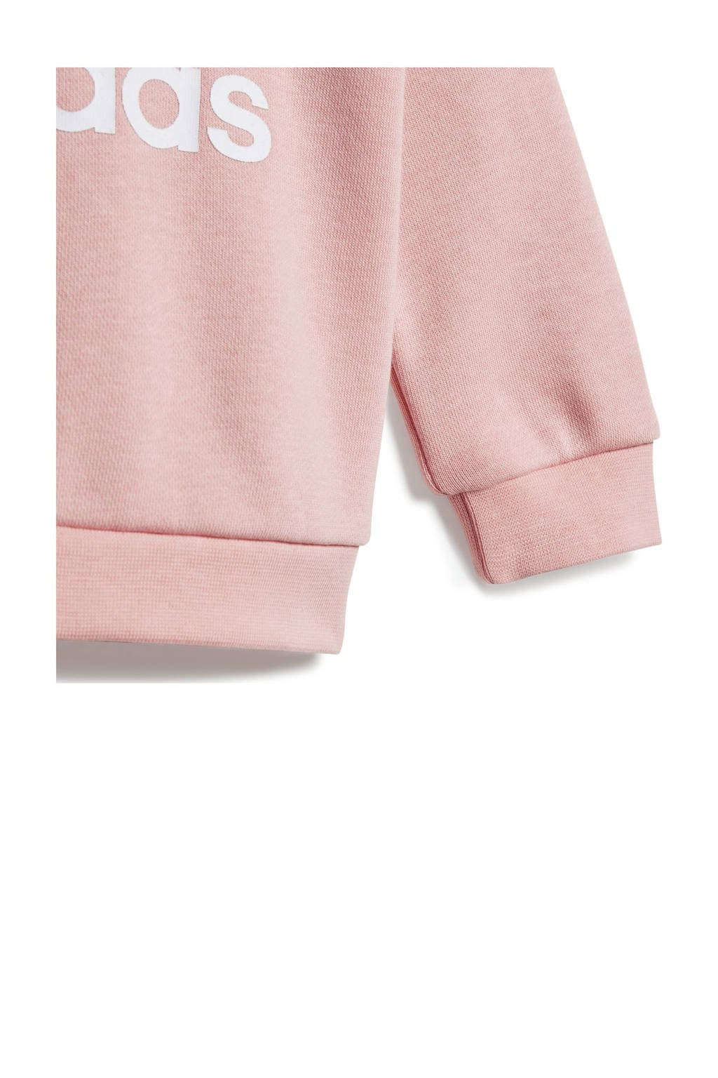 adidas joggingpak roze/wit