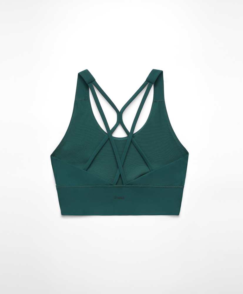 Sutiã esportivo com suporte médio para os seios.