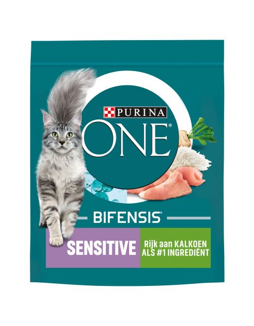 Purina One Sensitive Kalkoen&Rijst - Kattenvoer