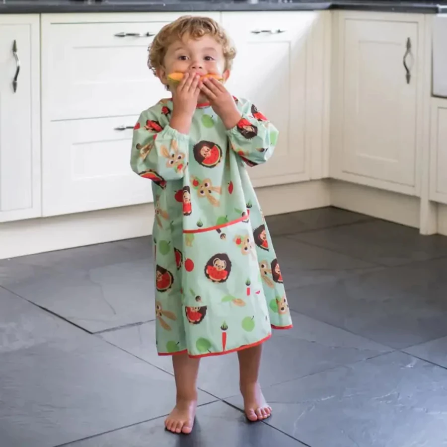 TidyTot Lätzchen Tidy Tot Overall Lätzchen Hase&Igel grün