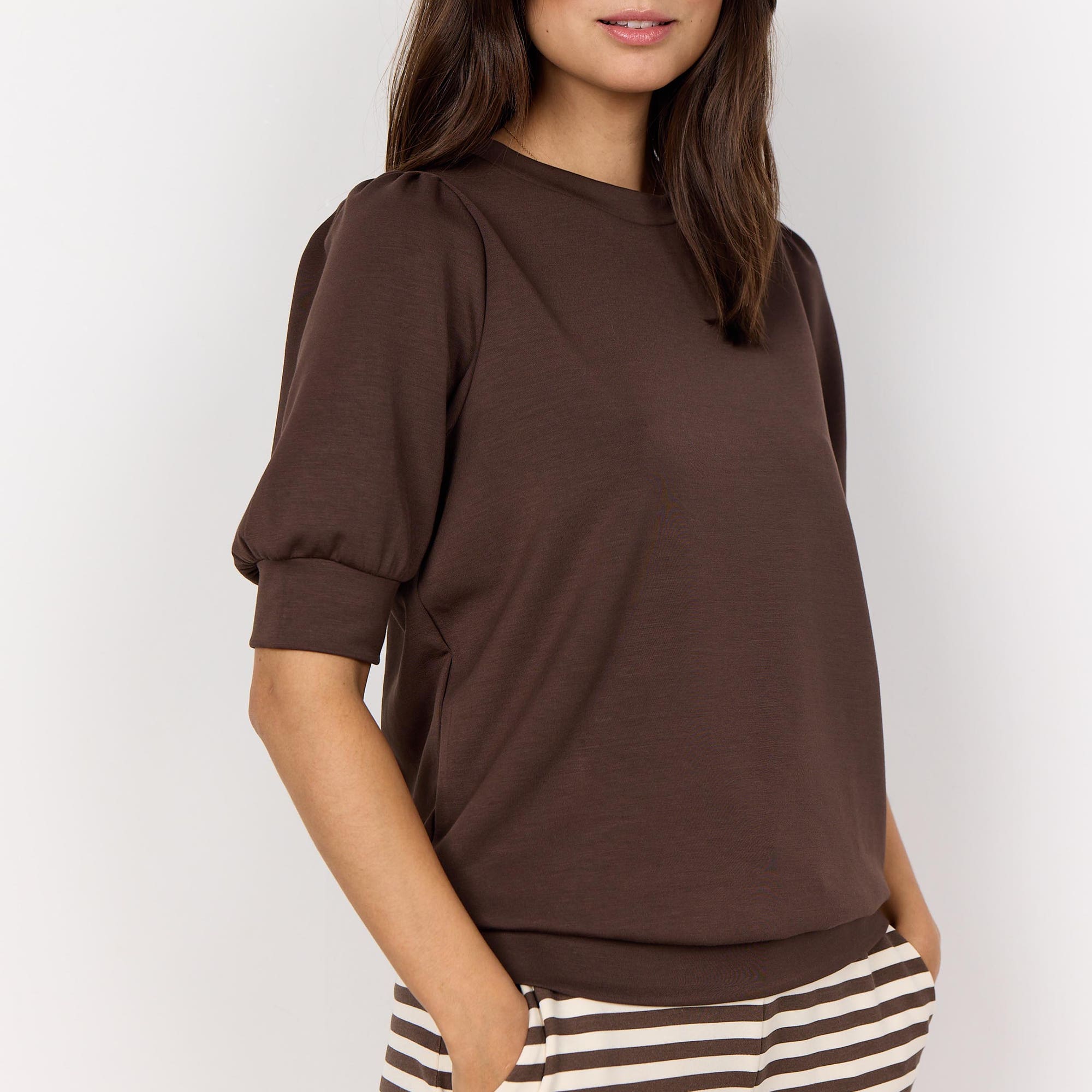 Pull Femme marron
